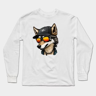 Trucker coyote Long Sleeve T-Shirt